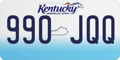 KY license plate 990JQQ