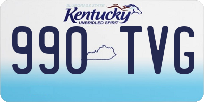 KY license plate 990TVG