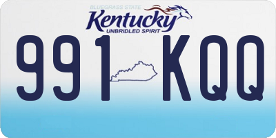 KY license plate 991KQQ