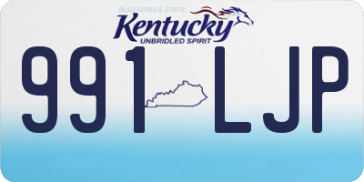 KY license plate 991LJP