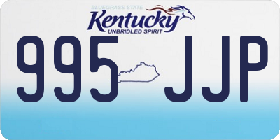 KY license plate 995JJP