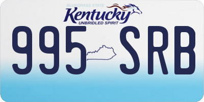 KY license plate 995SRB