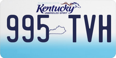KY license plate 995TVH