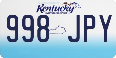 KY license plate 998JPY