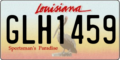 LA license plate GLH1459