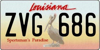 LA license plate ZVG686