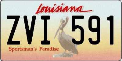 LA license plate ZVI591