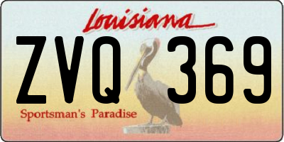 LA license plate ZVQ369