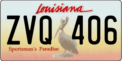 LA license plate ZVQ406