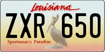 LA license plate ZXR650