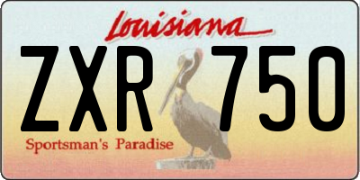 LA license plate ZXR750