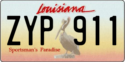 LA license plate ZYP911