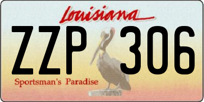 LA license plate ZZP306