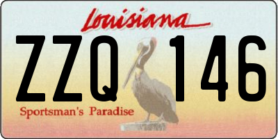 LA license plate ZZQ146