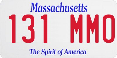 MA license plate 131MM0