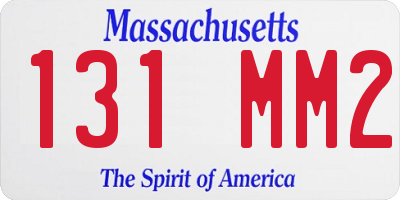 MA license plate 131MM2