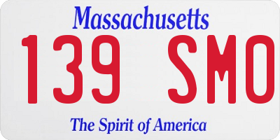MA license plate 139SM0