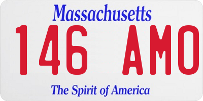 MA license plate 146AM0
