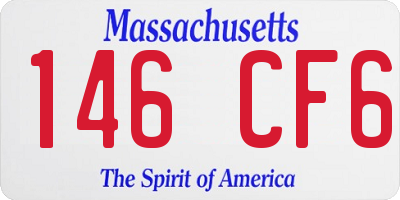 MA license plate 146CF6