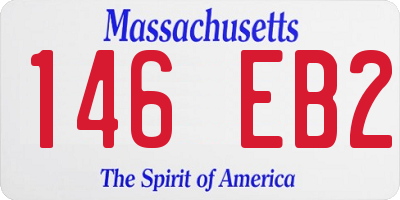 MA license plate 146EB2