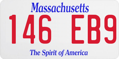 MA license plate 146EB9