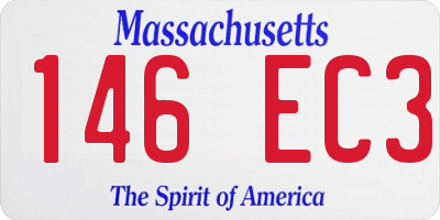MA license plate 146EC3