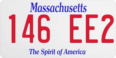 MA license plate 146EE2