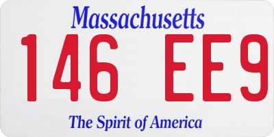 MA license plate 146EE9
