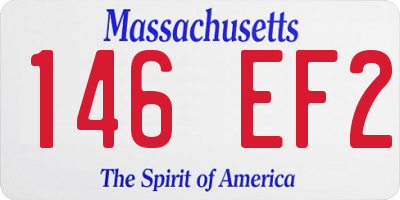 MA license plate 146EF2