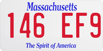 MA license plate 146EF9