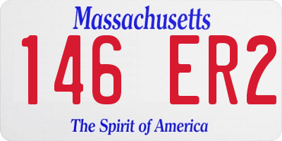 MA license plate 146ER2
