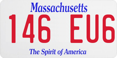 MA license plate 146EU6