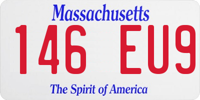 MA license plate 146EU9