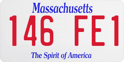 MA license plate 146FE1