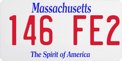 MA license plate 146FE2
