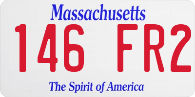 MA license plate 146FR2