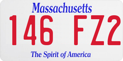 MA license plate 146FZ2