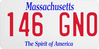 MA license plate 146GN0