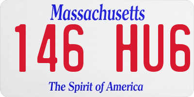 MA license plate 146HU6