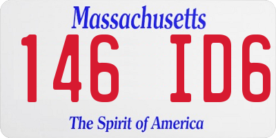 MA license plate 146ID6