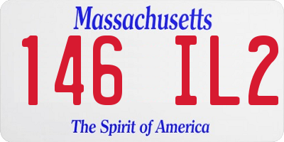 MA license plate 146IL2