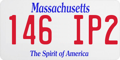 MA license plate 146IP2