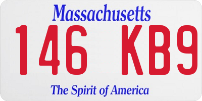 MA license plate 146KB9