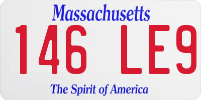MA license plate 146LE9