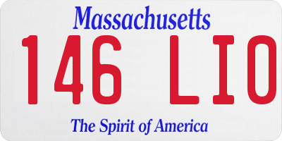MA license plate 146LI0