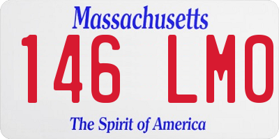 MA license plate 146LM0