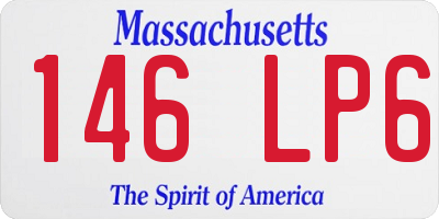 MA license plate 146LP6