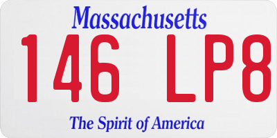 MA license plate 146LP8