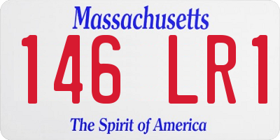 MA license plate 146LR1