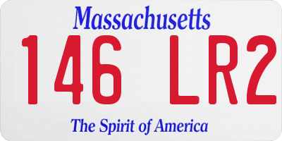 MA license plate 146LR2